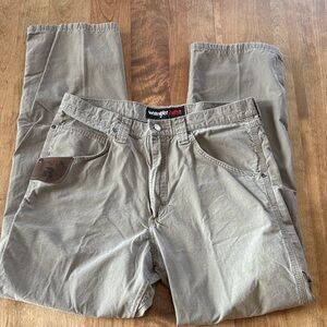 Wrangler Khaki Utility Trousers